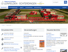 Tablet Screenshot of feuerwehr-le.de